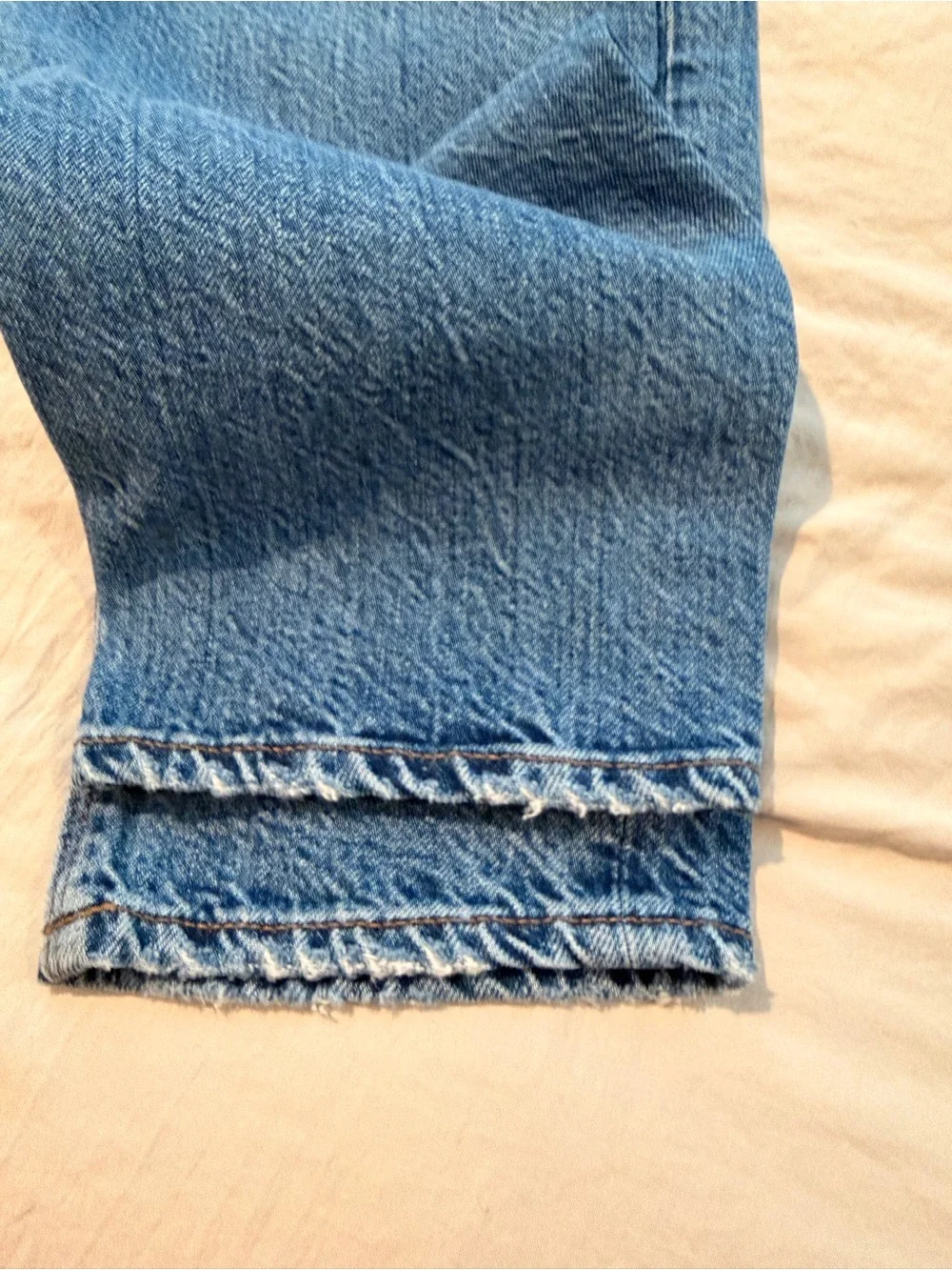 American Eagle Outfitters Light Blue High-Rise Button-Fly Jeans